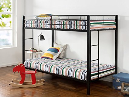 Zinus Easy Assembly Quick Lock Twin over Twin Metal Bunk Bed