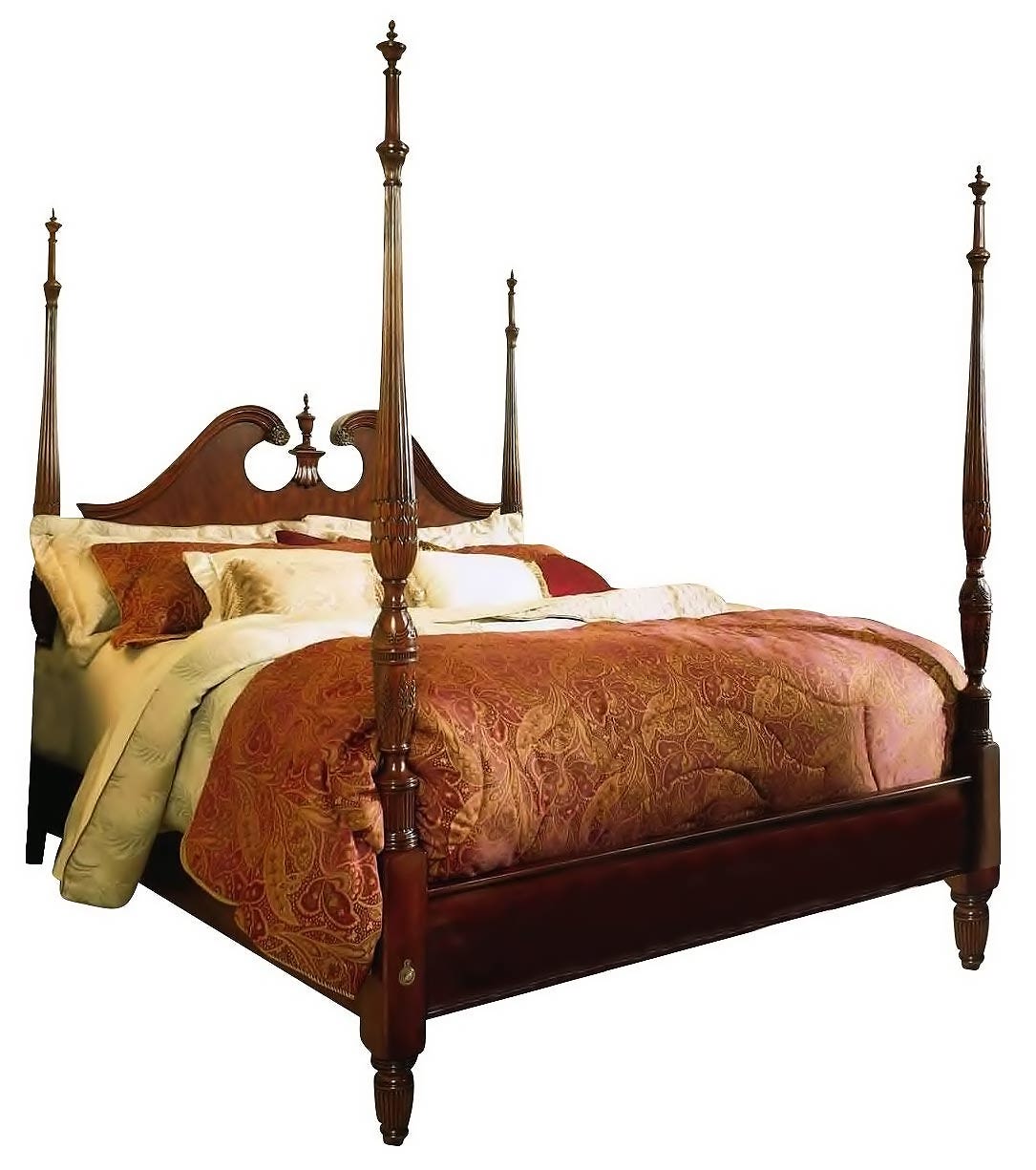 American Drew 619927 King Pediment Poster Bed