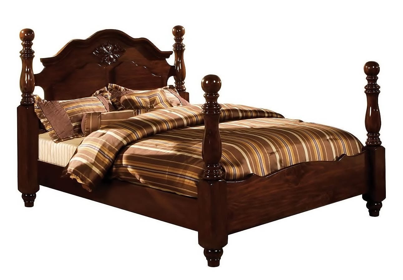 Furniture of America Scarlette Classic Four Poster Bed