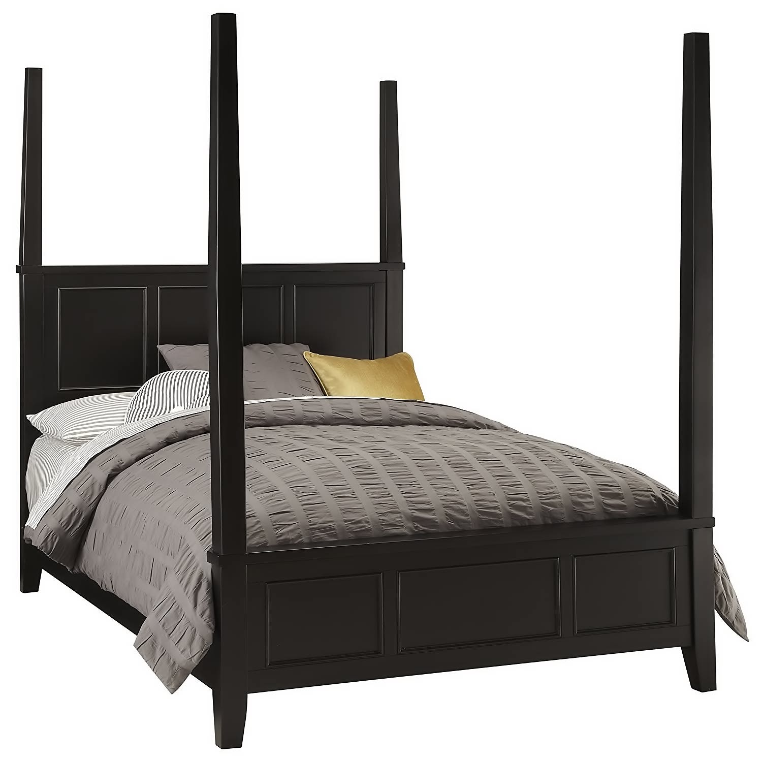 Home Styles Hardwood solids and engineered wood Bedford Poster Bed