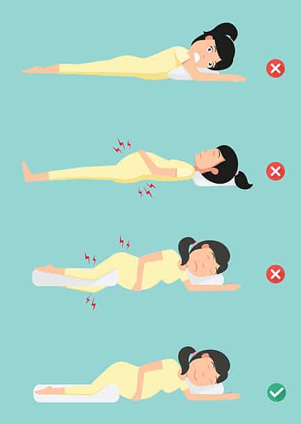 best and worst positions for sleeping pregnant women