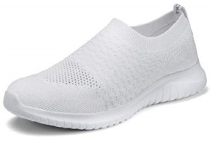 Tiosebon Women’s Athletic Walking Shoe  White