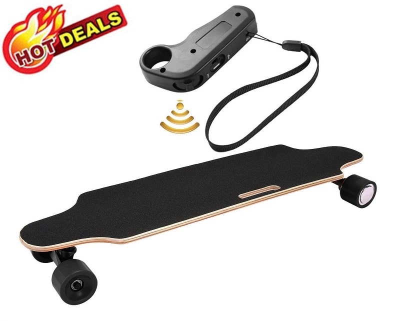 Aceshin 35.4” electric skateboard with remote control