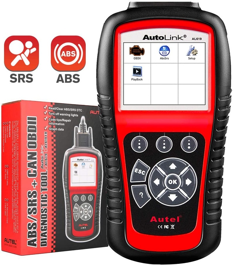 Autel Autolink AL619 OBD2 Scanner Tool