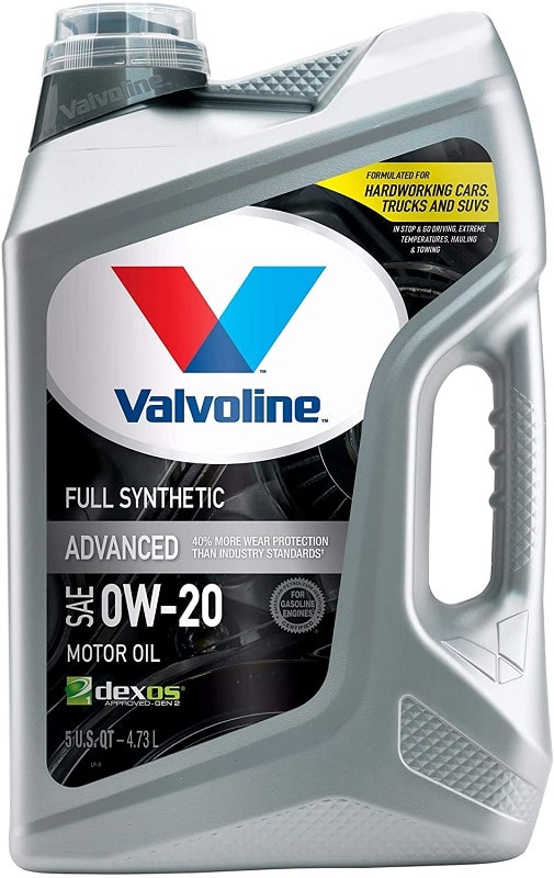Valvoline Advanced Full Synthetic SAE 0W-20 Motor Oil