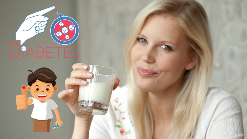 Diabetes management with milk