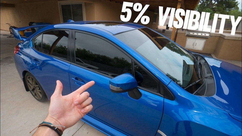 Car Window Tinting Percentages | Window Tinting Shades | 33rd Square 5 Percent Tint So You Can T See
