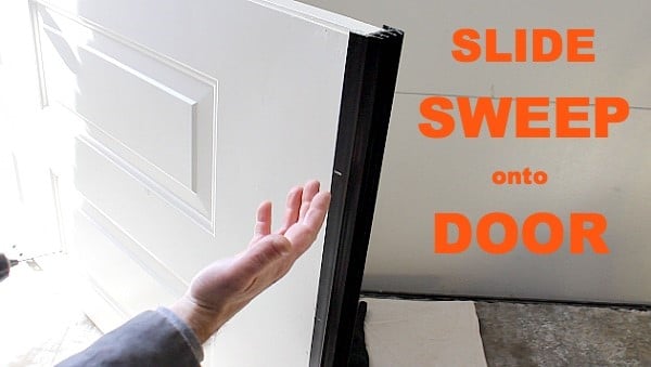 Slide-on Door Sweep