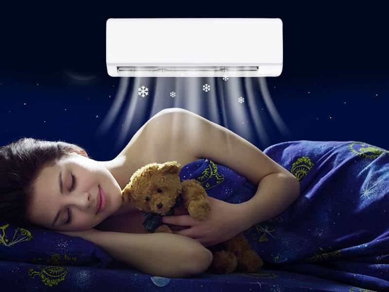 sleep with air conditioner