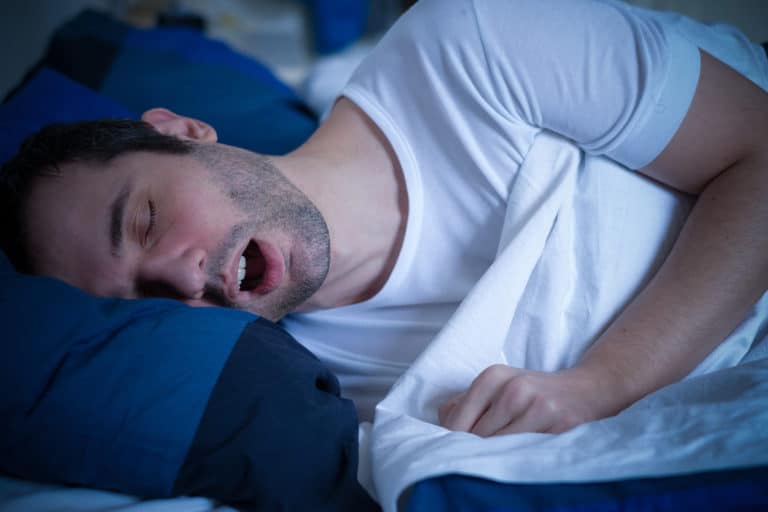 Left-Side Sleeping with apnea