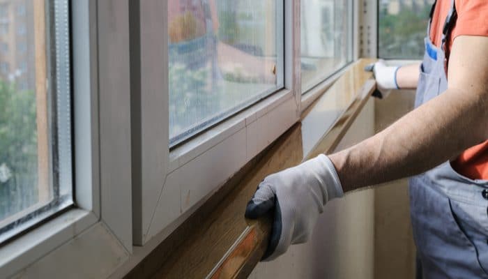 Replacing a Window Sill