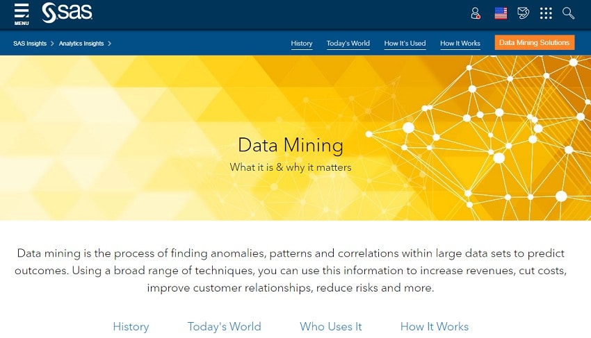 SAS Data Mining Image