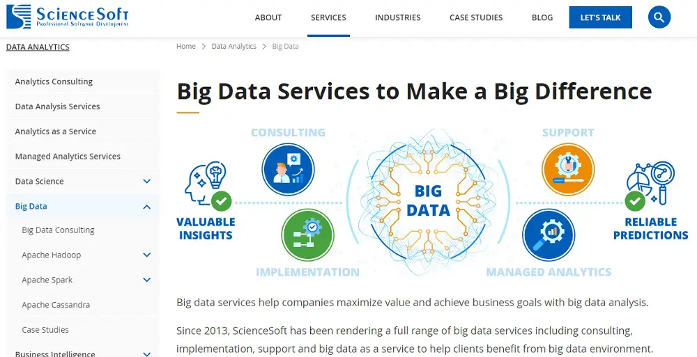 Sciencesoft - Big Data Companies
