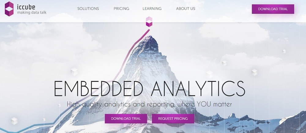 icCube - PREDICTABLE EMBEDDED ANALYTICS COSTS