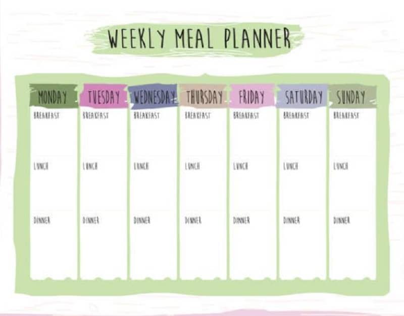 Schedule Your Meals