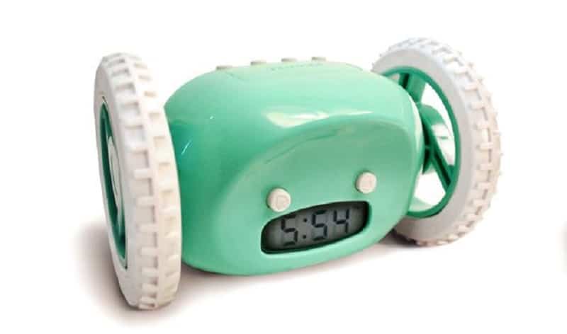 Clocky robotic alarm