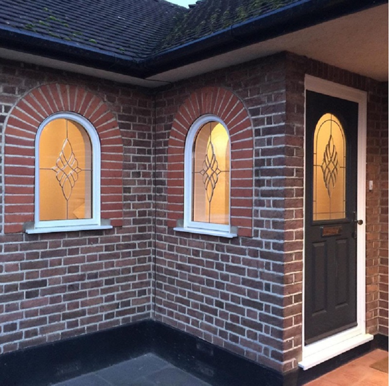 Brick and arched windows