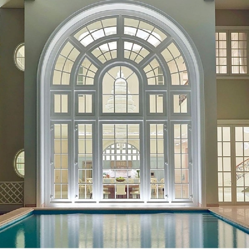 Ginormous floor to ceiling arched window
