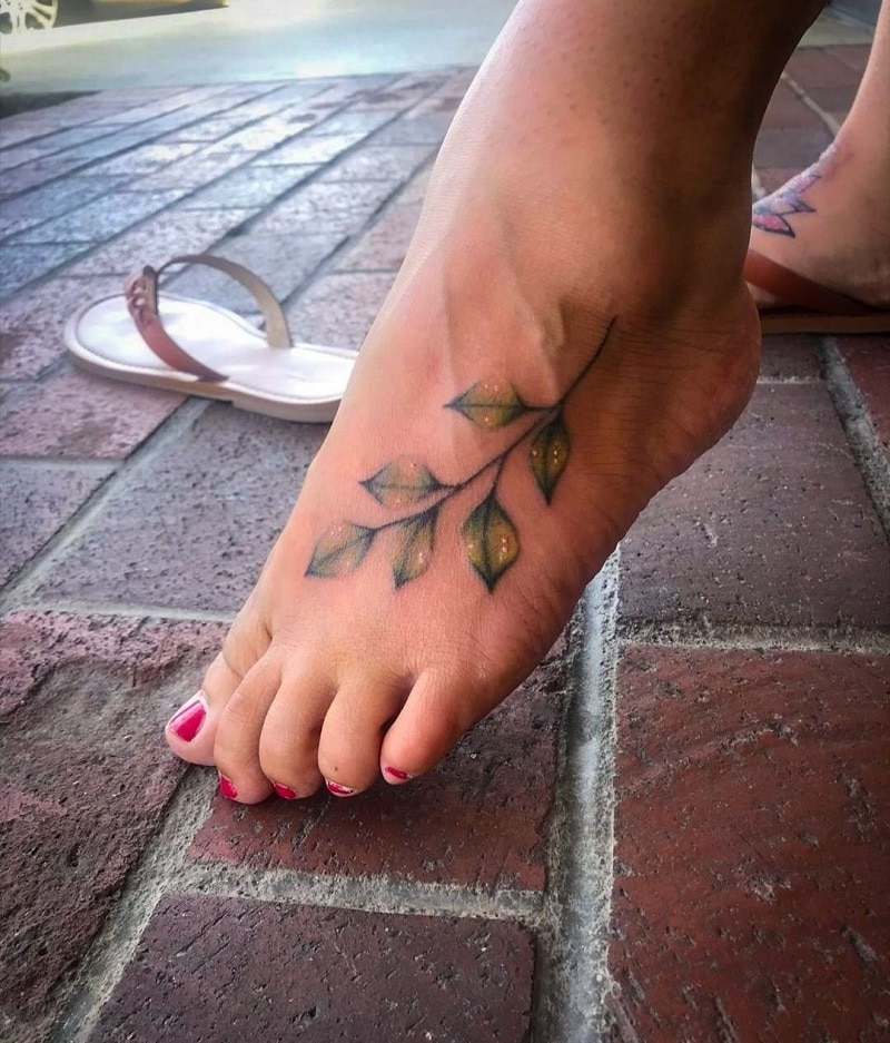 The leaf tattoo