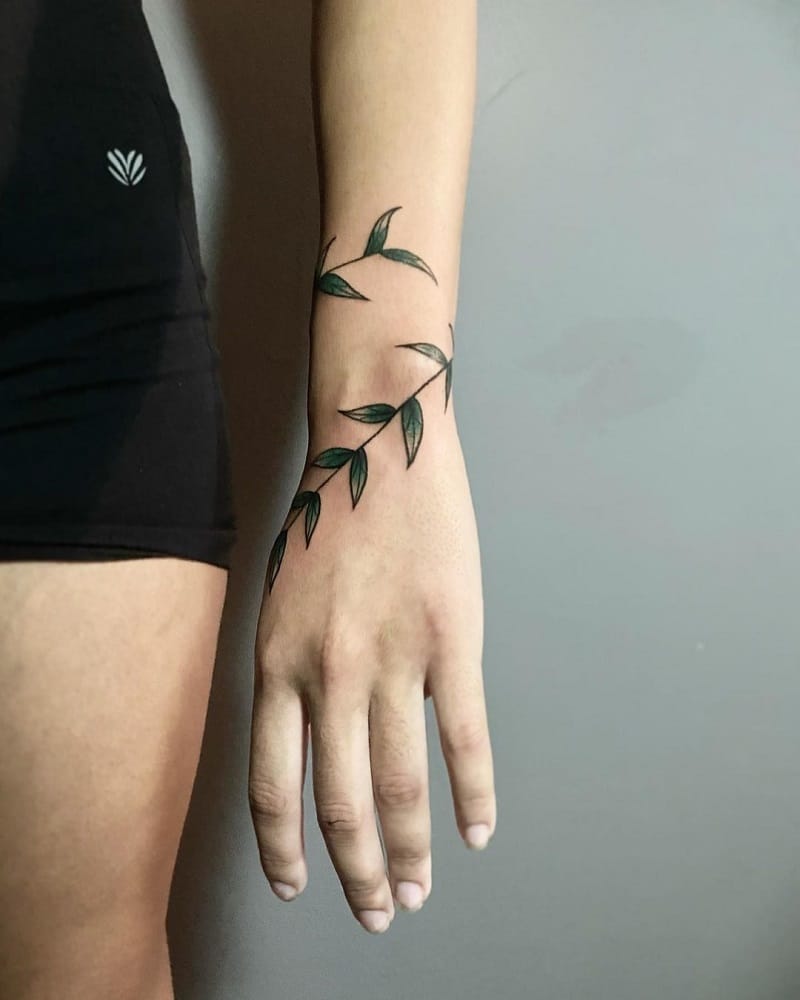 The leaves tattoo