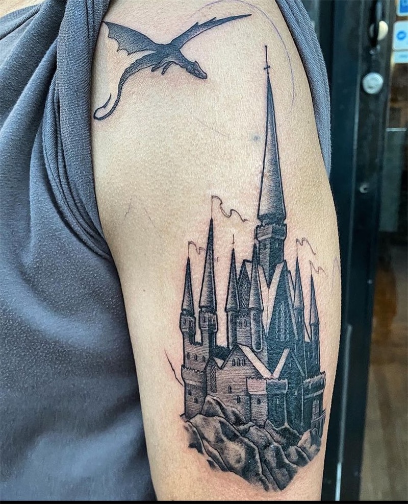 Castle tattoo