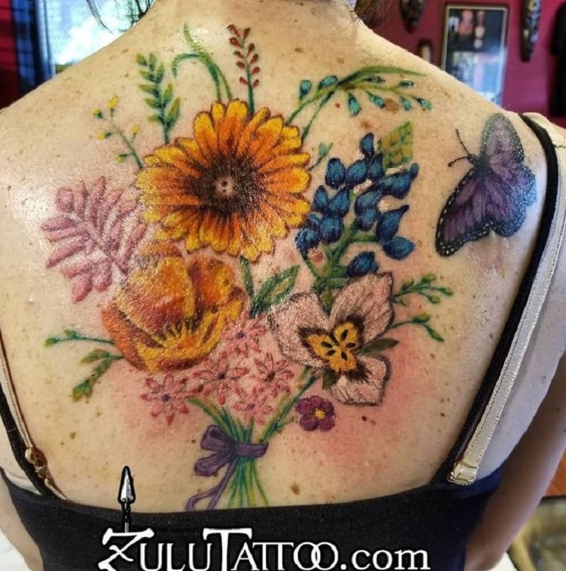 I love flowers! tattoo