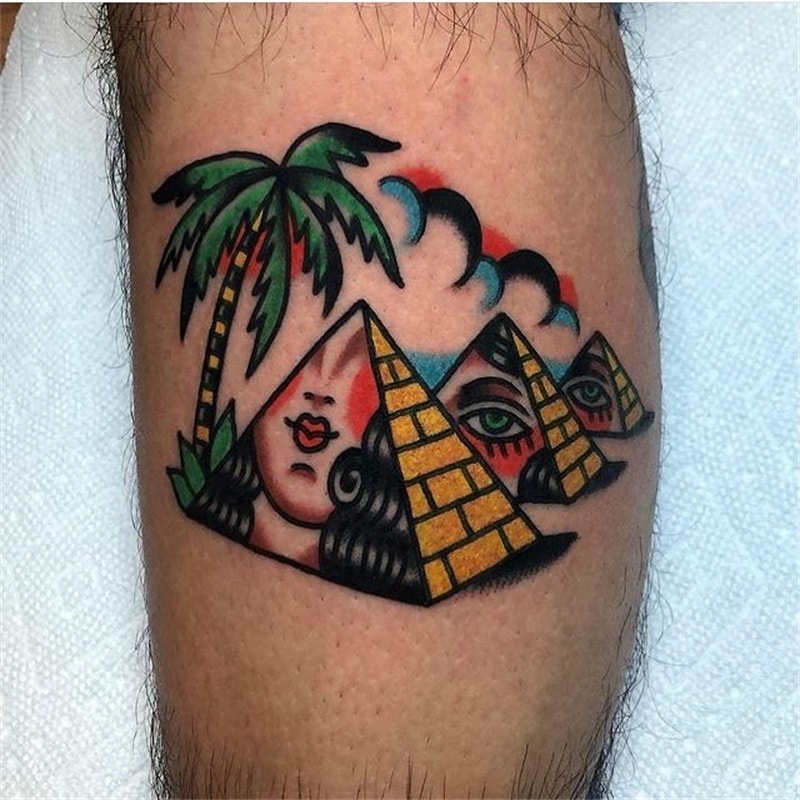 Pyramid tattoo
