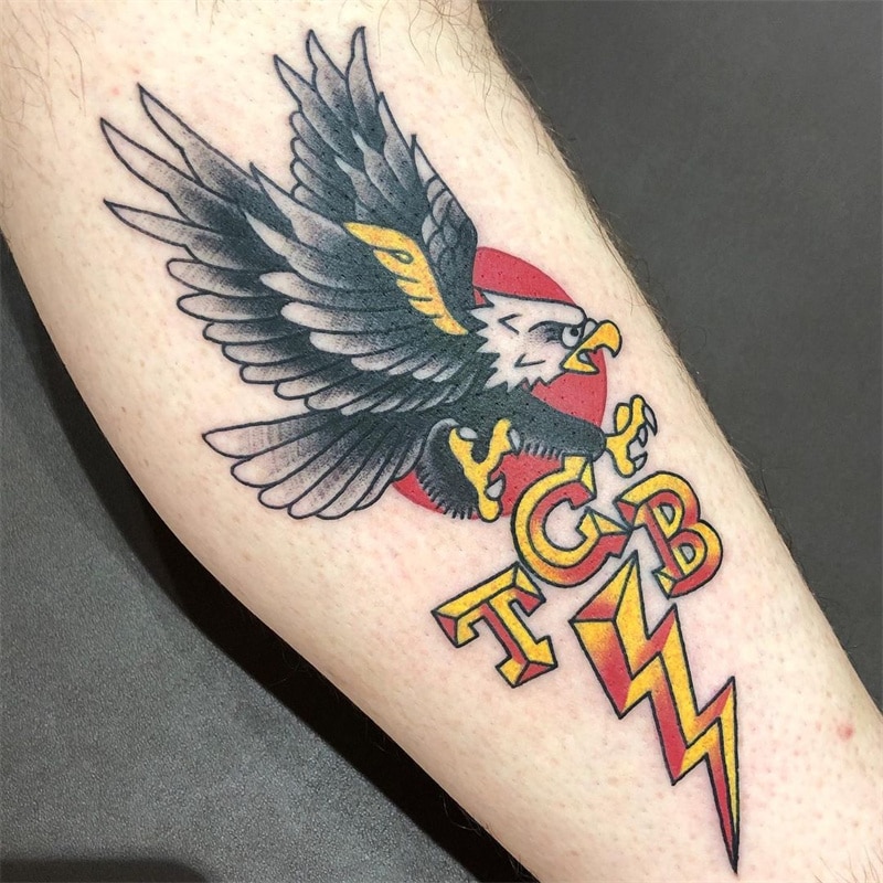 The eagle tattoo