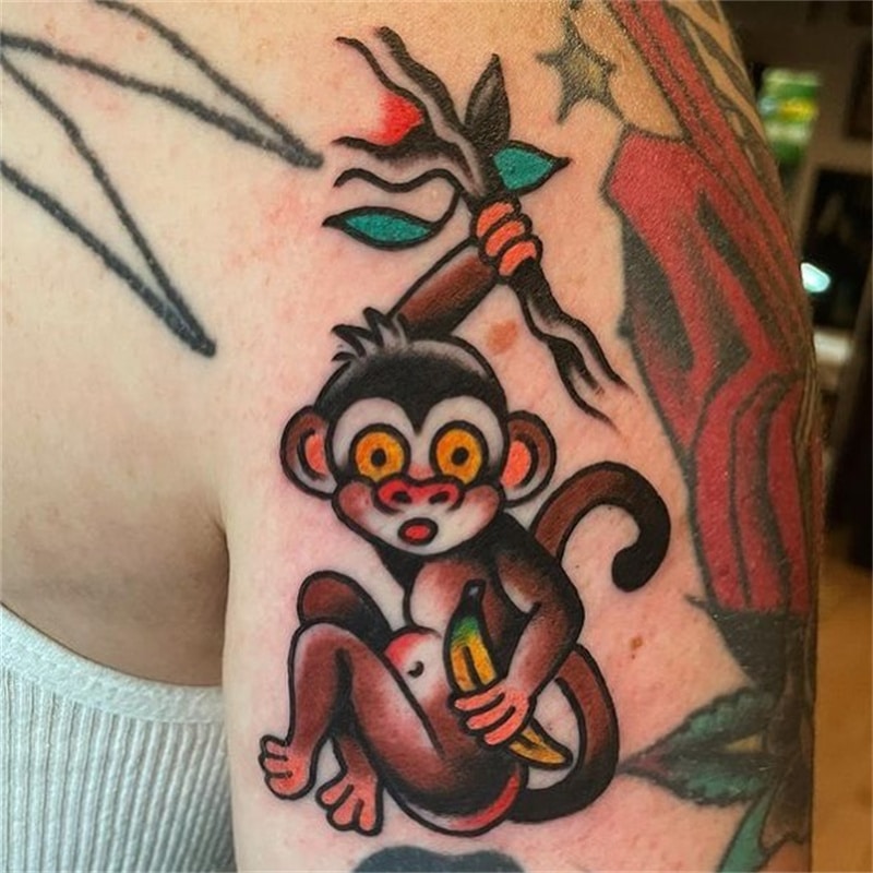 The monkey tattoo