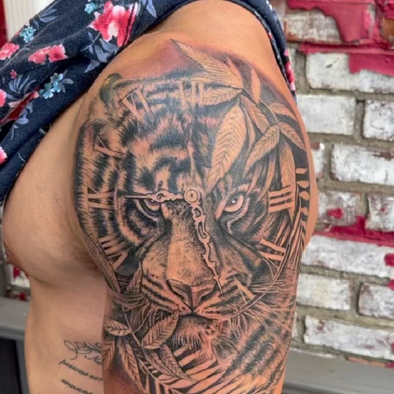 old Tiger tattoo