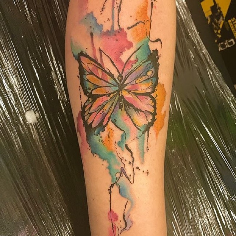 The butterfly tattoo