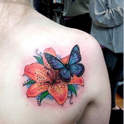 Butterfly 3D Tattoo 13