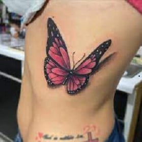 Butterfly 3D Tattoo 3