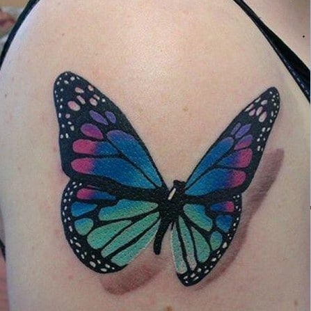 Butterfly 3D Tattoo 7