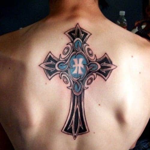 Cross 3D Tattoo 11