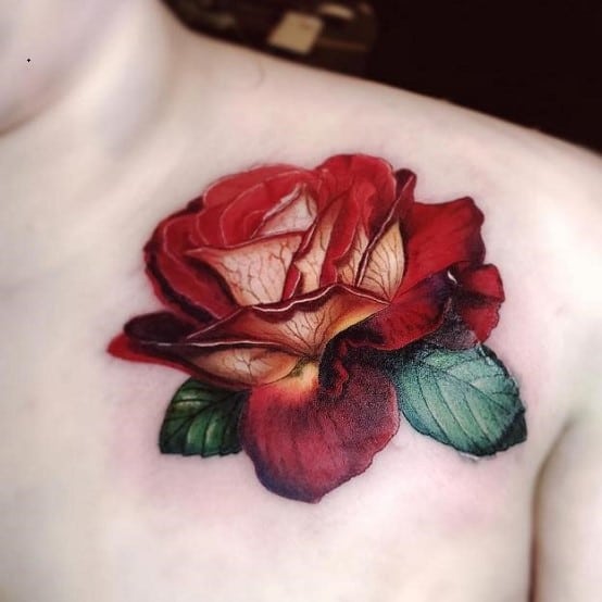 Rose 3D Tattoo 10