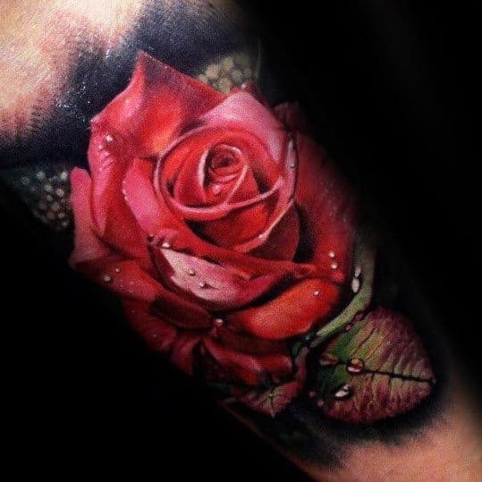 Rose 3D Tattoo 5