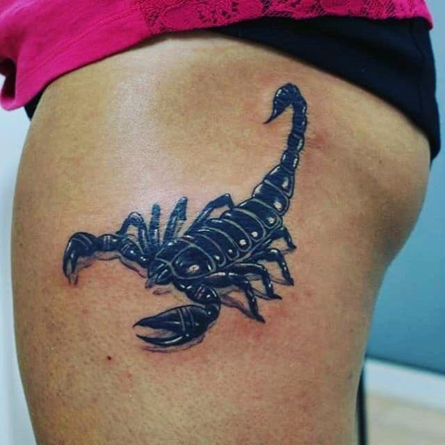 Scorpion 3D Tattoo 12