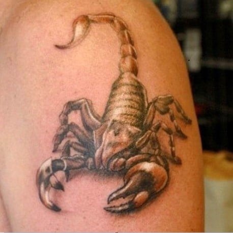 Scorpion 3D Tattoo 8