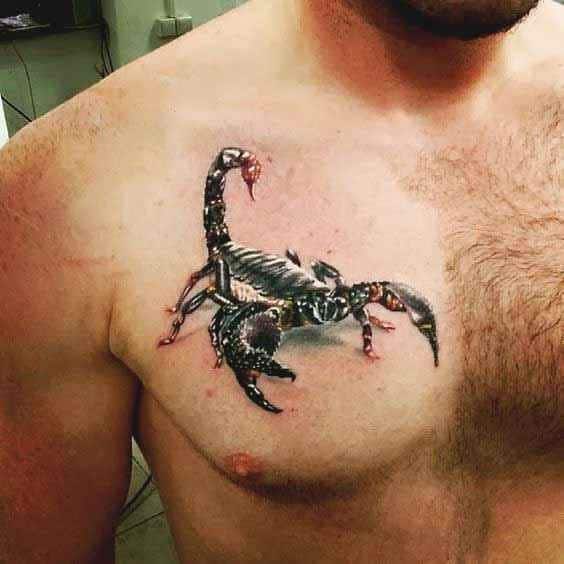 Scorpion 3D Tattoo 9