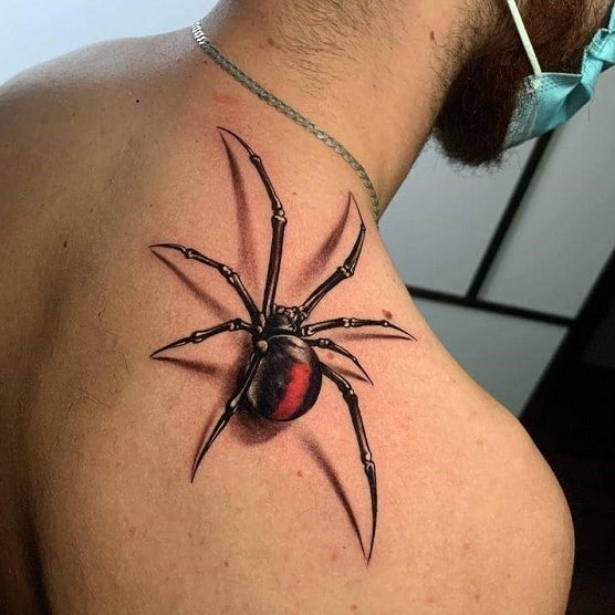 Spider 3D Tattoo 1