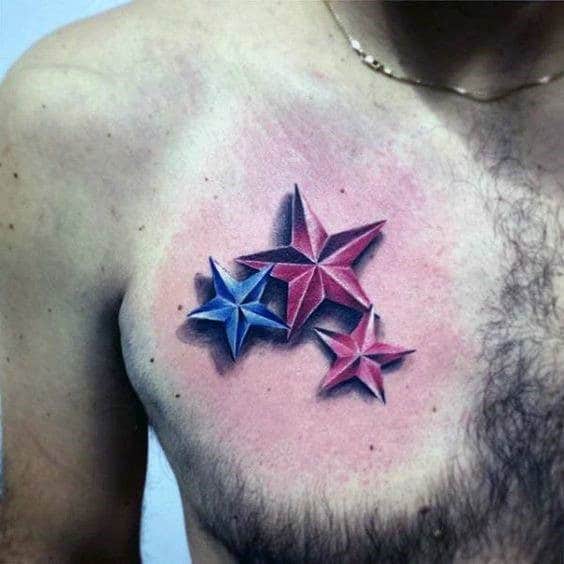 Star 3D Tattoo 2