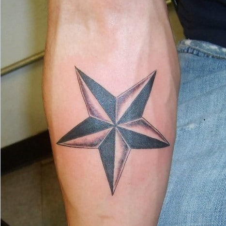 Star 3D Tattoo 3