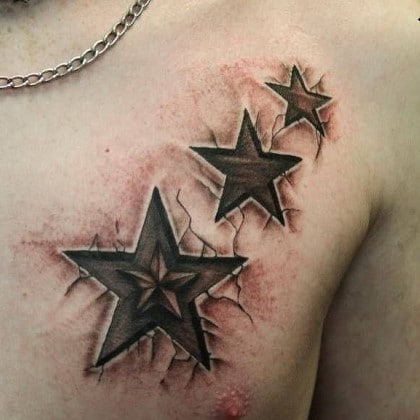 Star 3D Tattoo 5