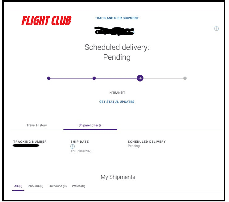 How to Track Flight Club Orders