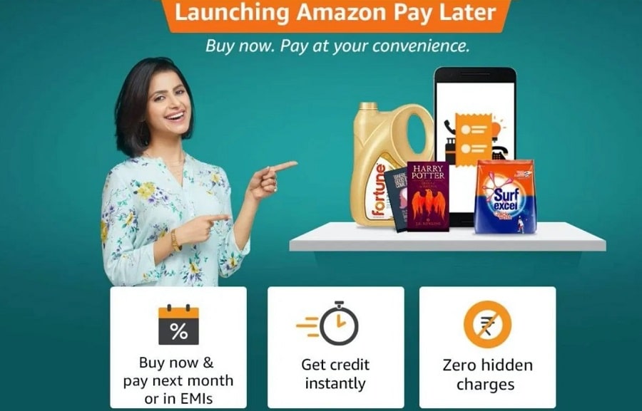 Pay Later on Amazon