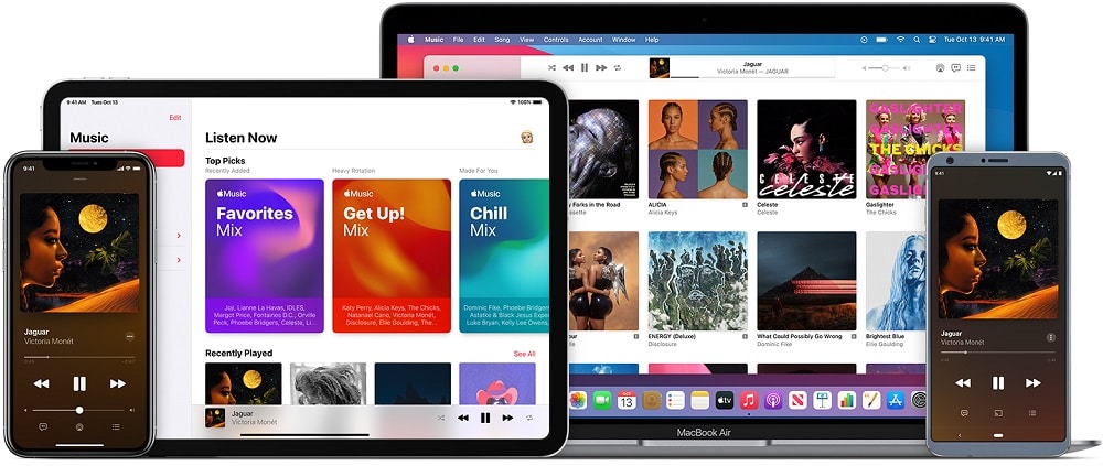 Your Most Played Apple Music Songs on an iPad